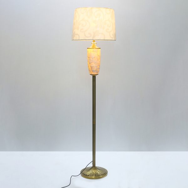 Mother Of Pearls 1224 T Double Light Floor Lamp (Each)