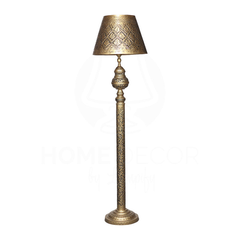 METAL CARVING FLOOR LAMP ₨18500